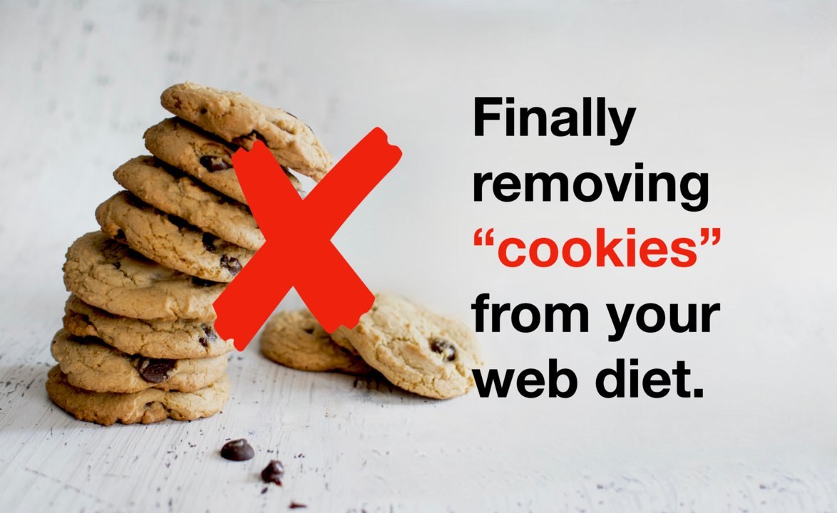 Finally removing 'cookies' from your web diet